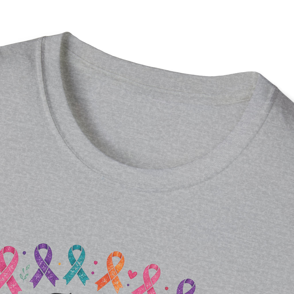 Mom Cancer Awareness T-Shirt — "For All the Moms Who Never Stop Fighting Cancer" Support Tee