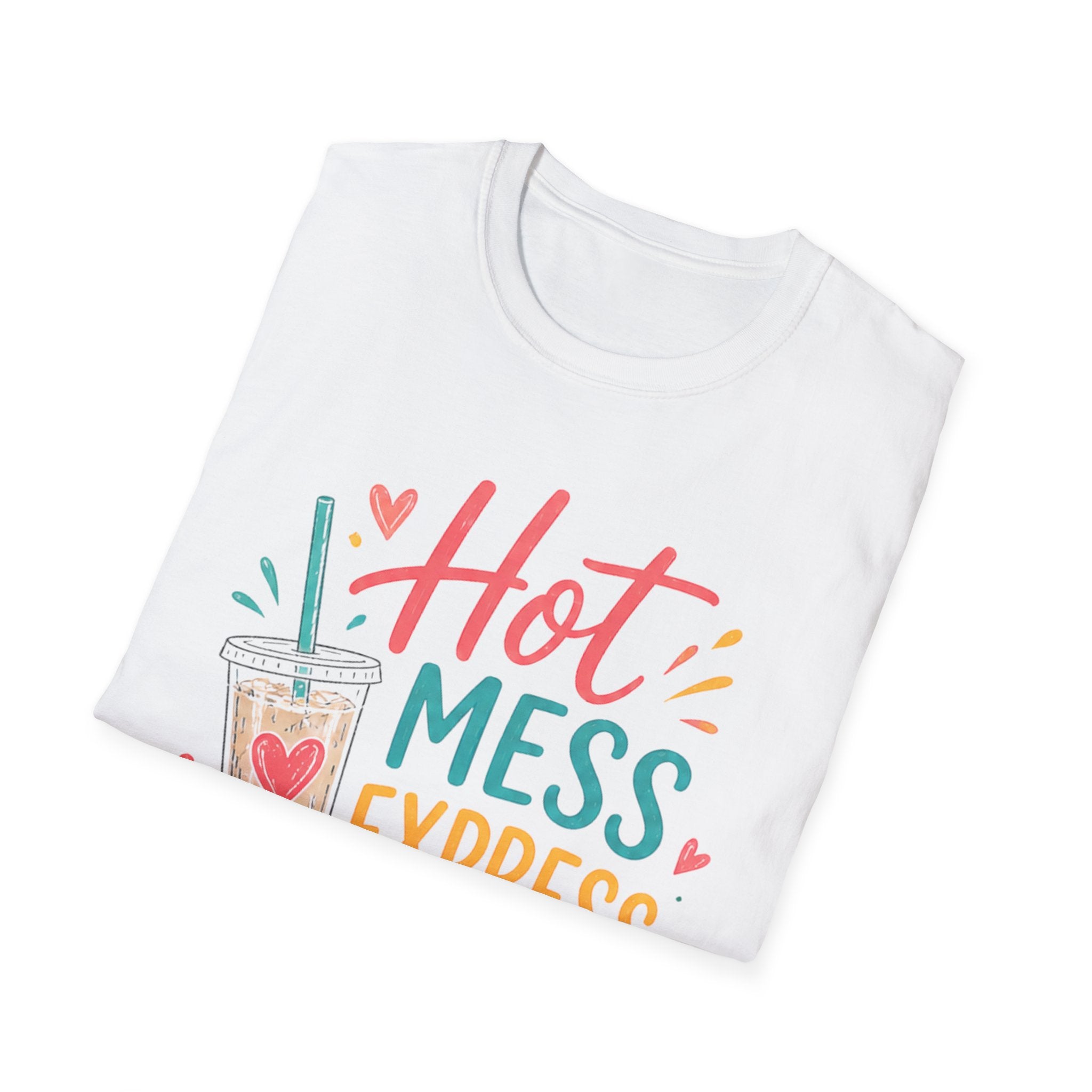 T-Shirt — "Hot Mess Express (Mom Fuel Only)" Graphic Tee