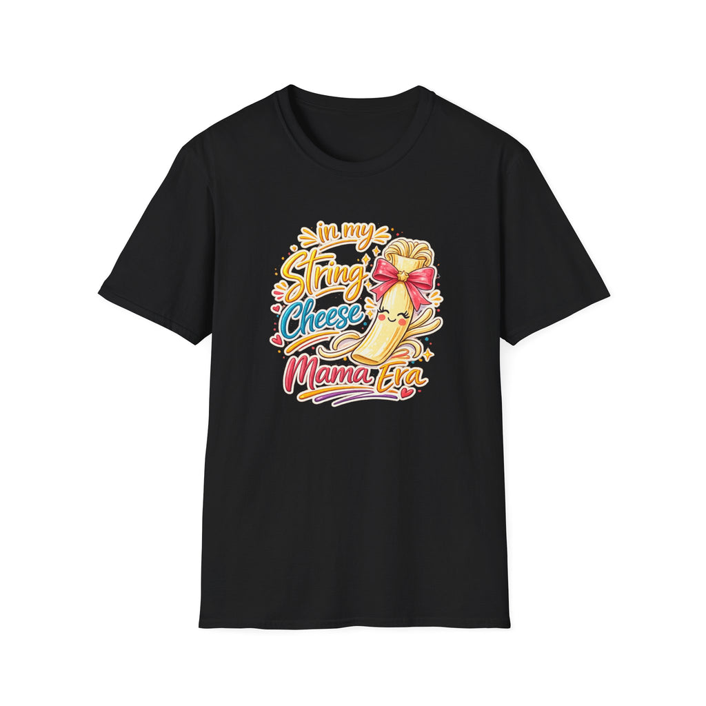 String Cheese Mama T-Shirt – "In My String Cheese Mama Era" Funny Mom Tee