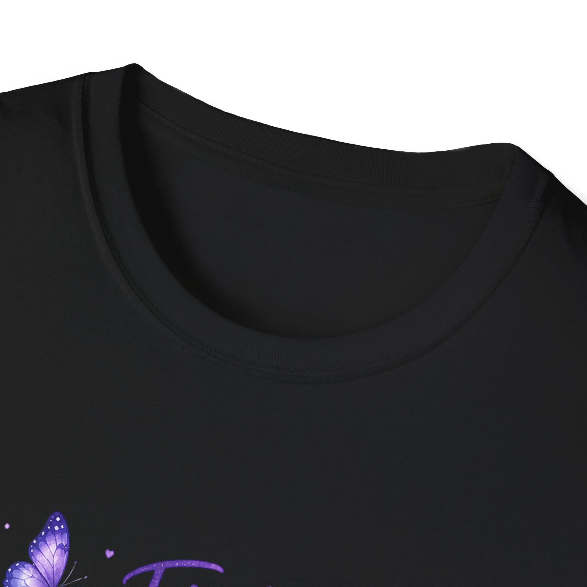 Cancer Awareness Ribbon T-Shirt – "Fighting Cancer with Strength, Faith & Hope"