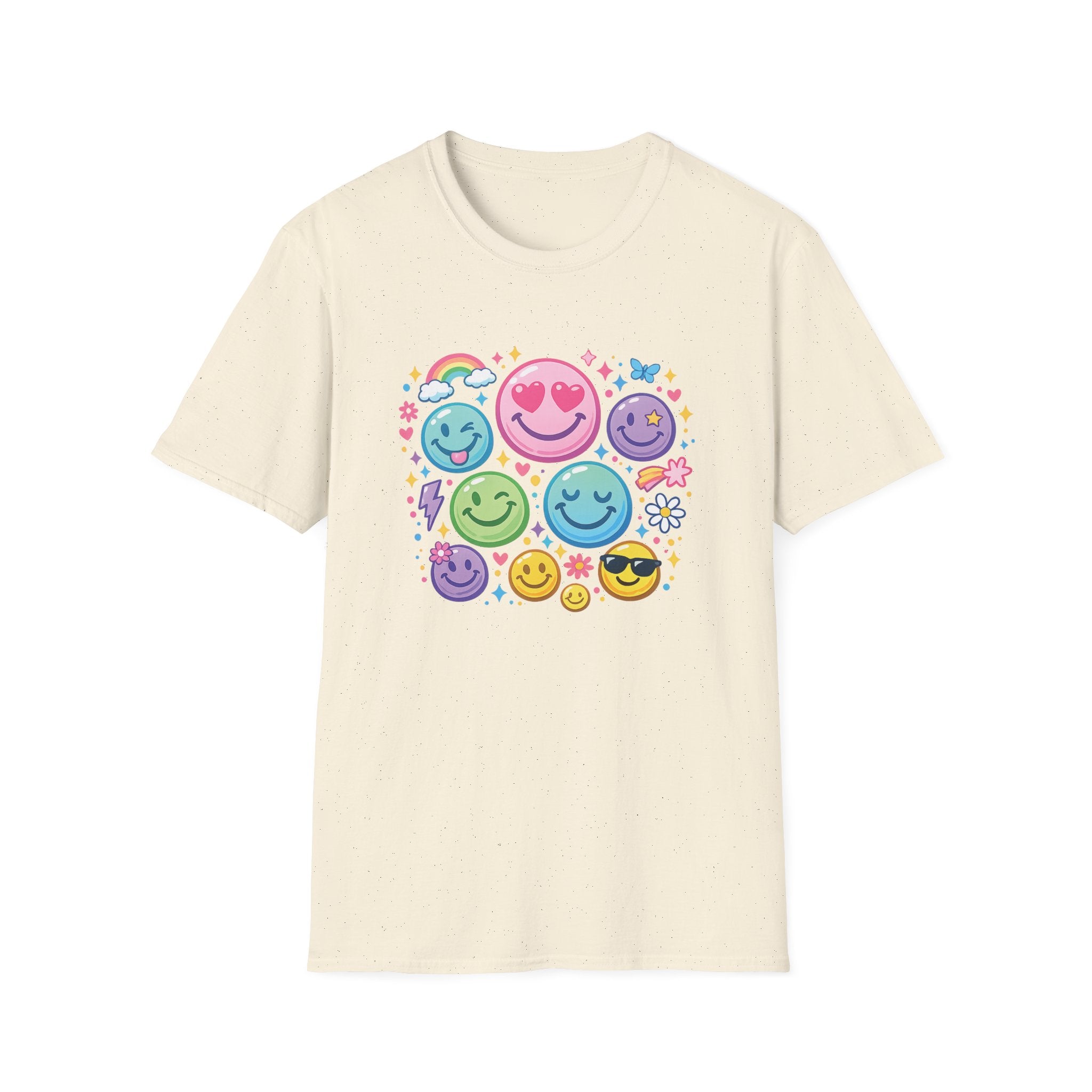 Smiley Mood Patchwork T-Shirt