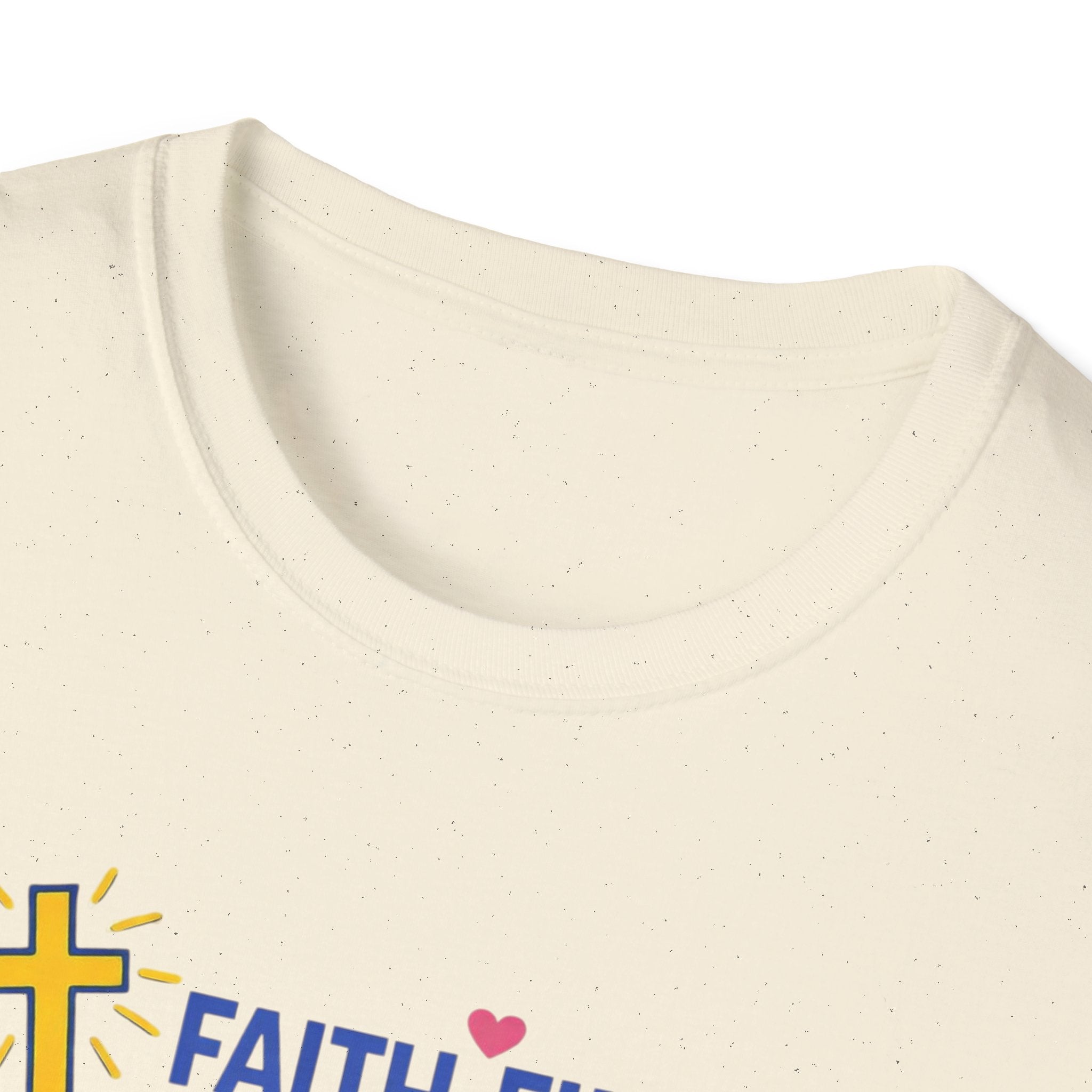 Faith-Filled Baseball Mama T-Shirt — "Faith Filled, Bible Thumpin', Baseball Luvin'"