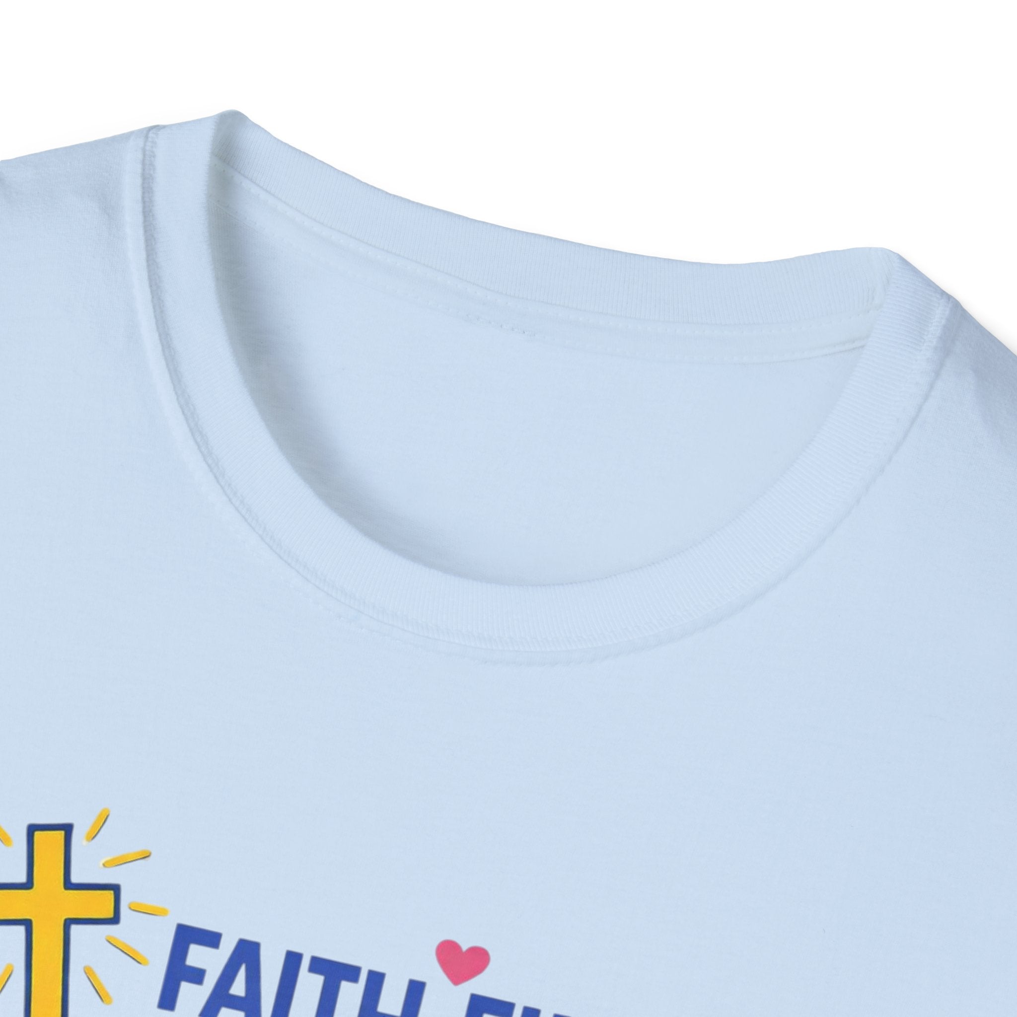 Faith-Filled Baseball Mama T-Shirt — "Faith Filled, Bible Thumpin', Baseball Luvin'"