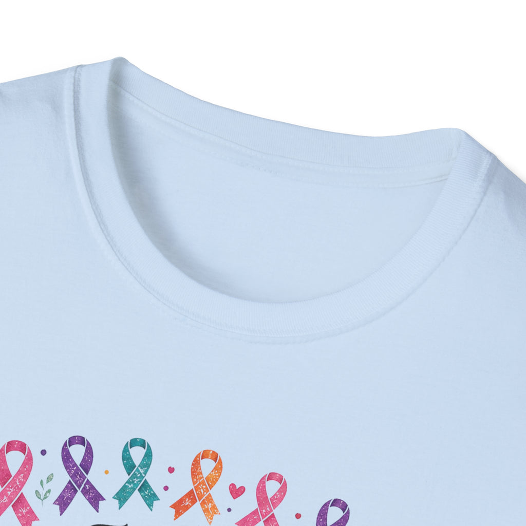 Mom Cancer Awareness T-Shirt — "For All the Moms Who Never Stop Fighting Cancer" Support Tee