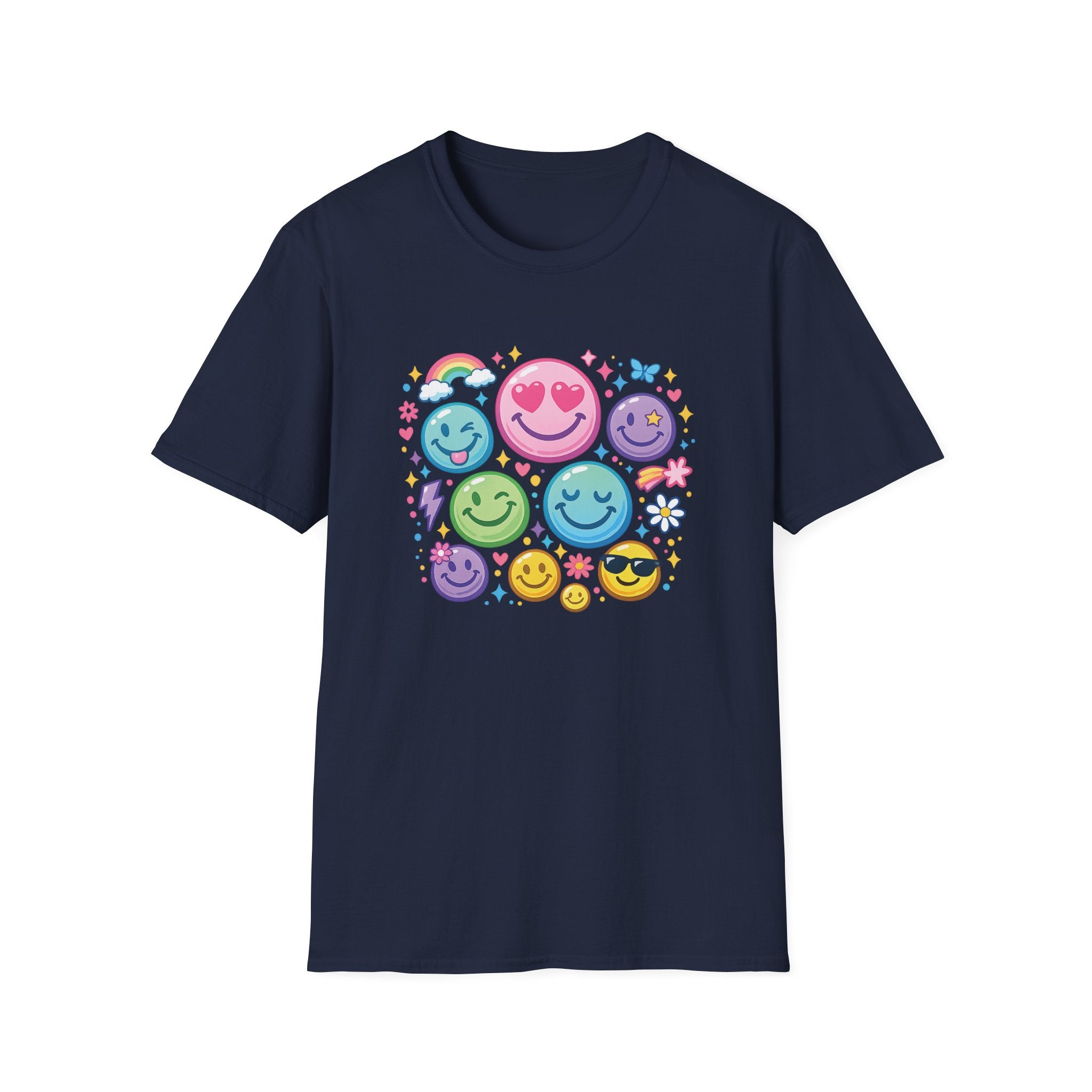 Smiley Mood Patchwork T-Shirt