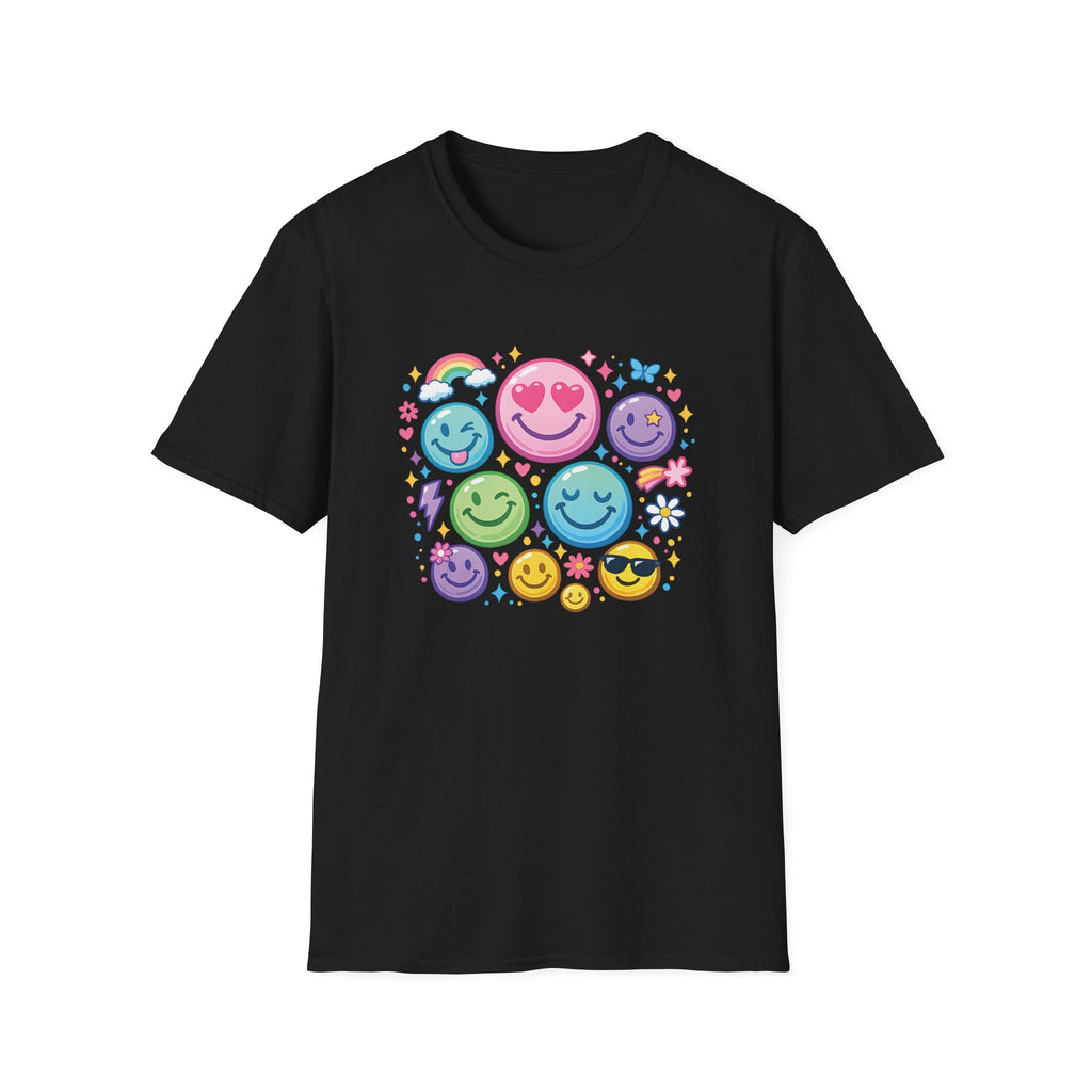 Smiley Mood Patchwork T-Shirt