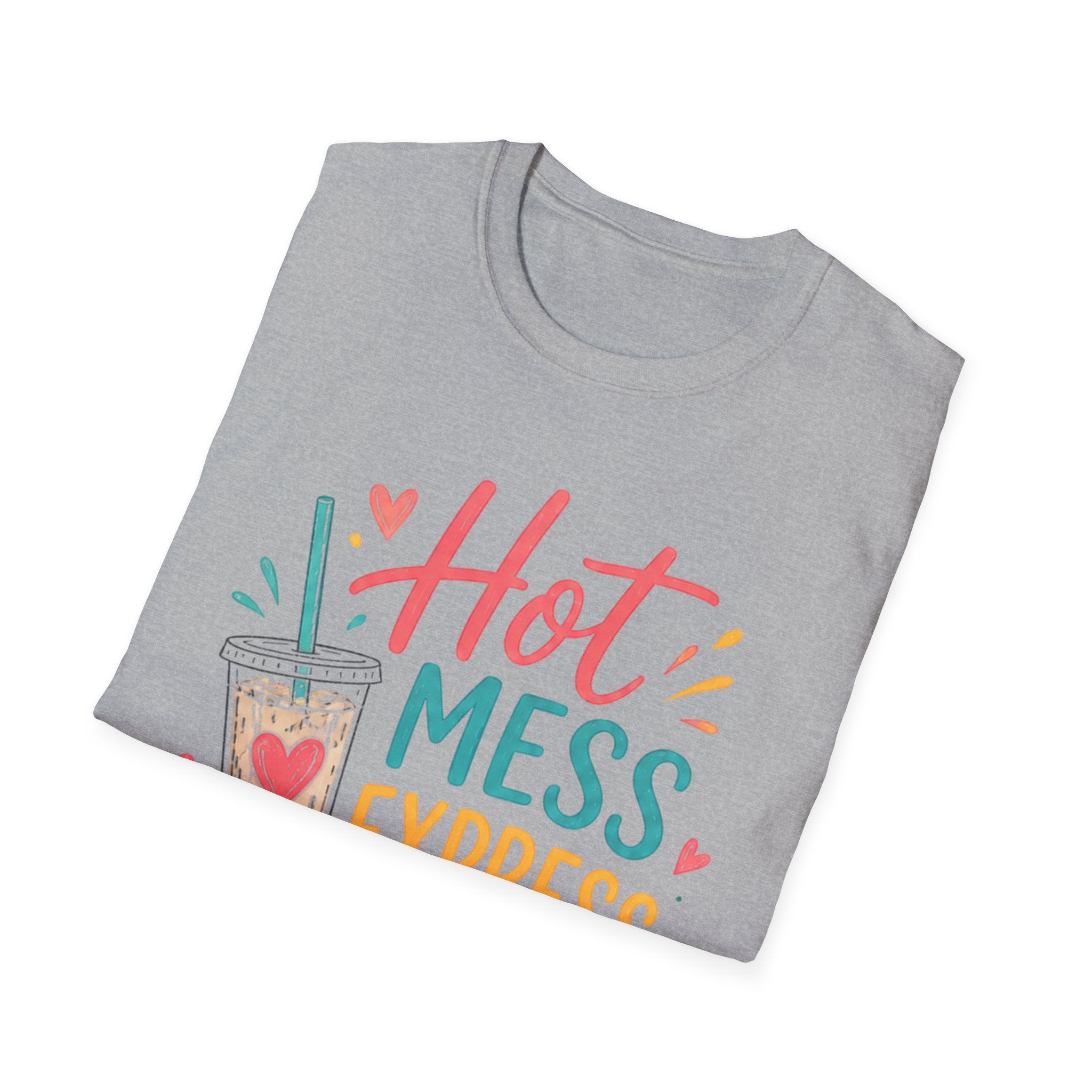 T-Shirt — "Hot Mess Express (Mom Fuel Only)" Graphic Tee