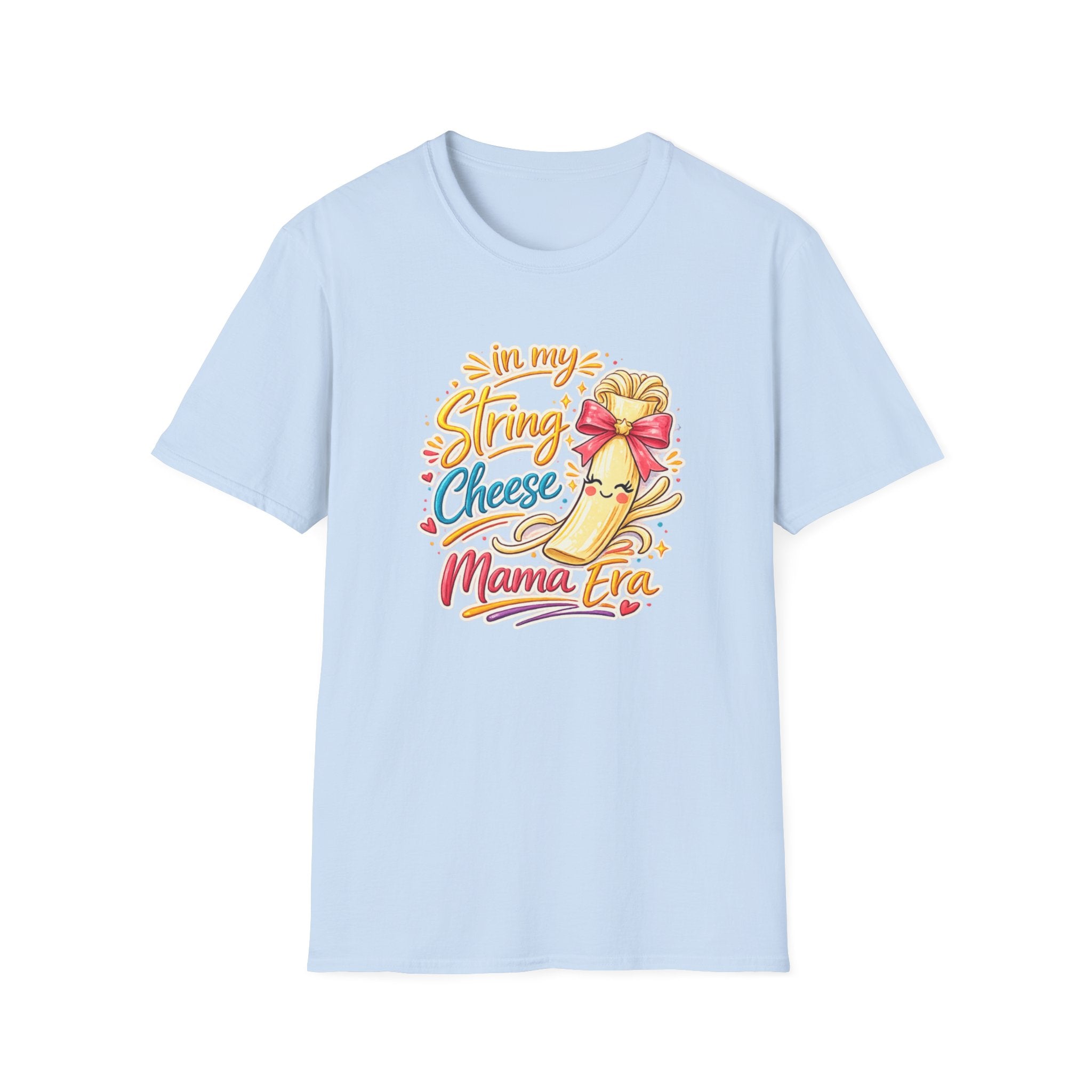 String Cheese Mama T-Shirt – "In My String Cheese Mama Era" Funny Mom Tee