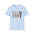 T-Shirt — "Busy Just" Pastel Pattern Graphic Tee