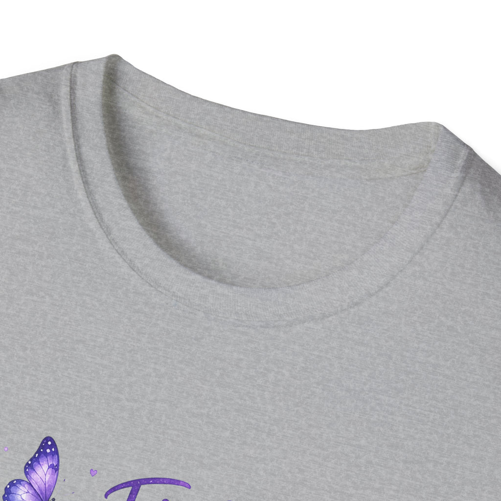 Cancer Awareness Ribbon T-Shirt – "Fighting Cancer with Strength, Faith & Hope"