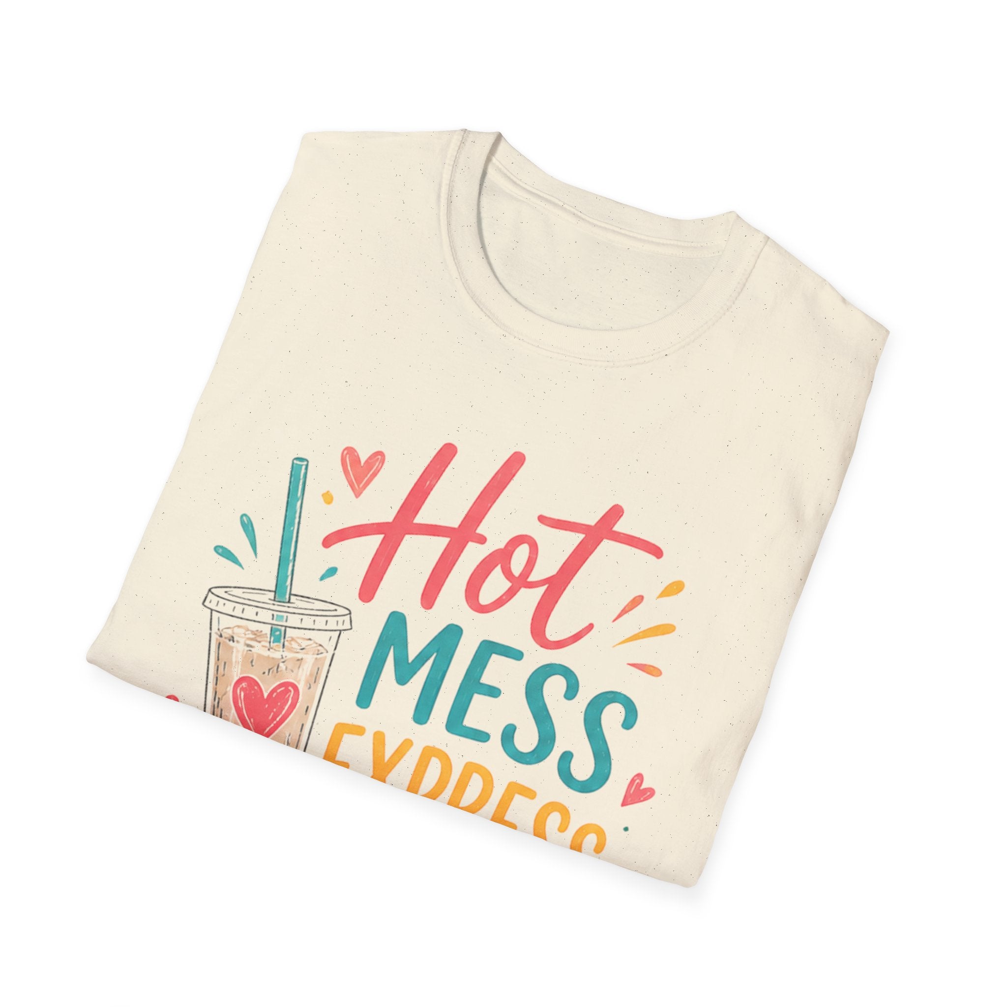 T-Shirt — "Hot Mess Express (Mom Fuel Only)" Graphic Tee