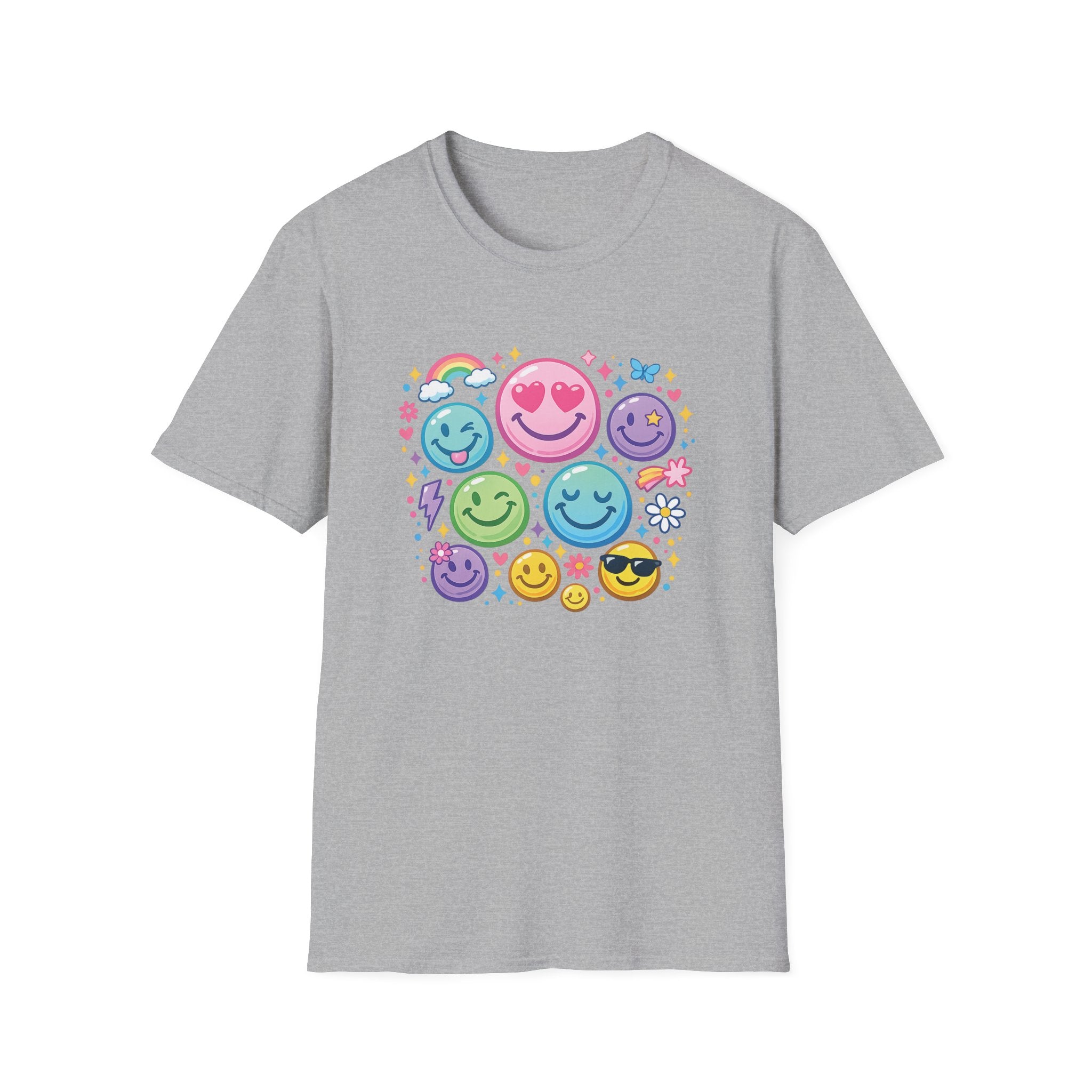 Smiley Mood Patchwork T-Shirt