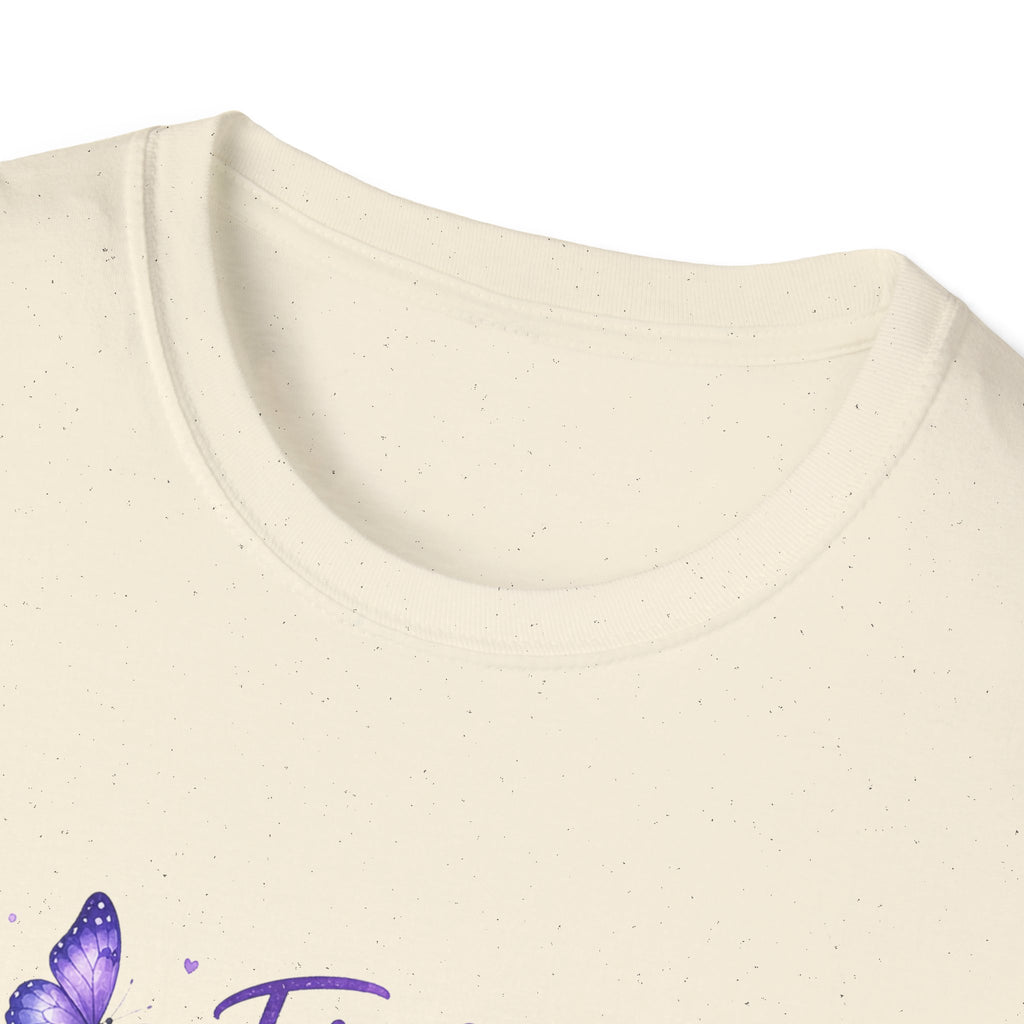 Cancer Awareness Ribbon T-Shirt – "Fighting Cancer with Strength, Faith & Hope"