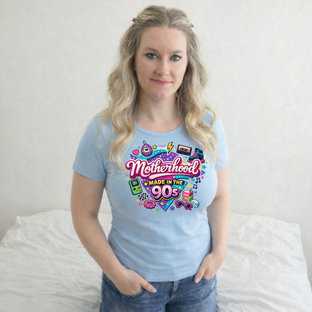 90s Motherhood T-Shirt – "Motherhood Made in the 90s" Retro Mom Tee
