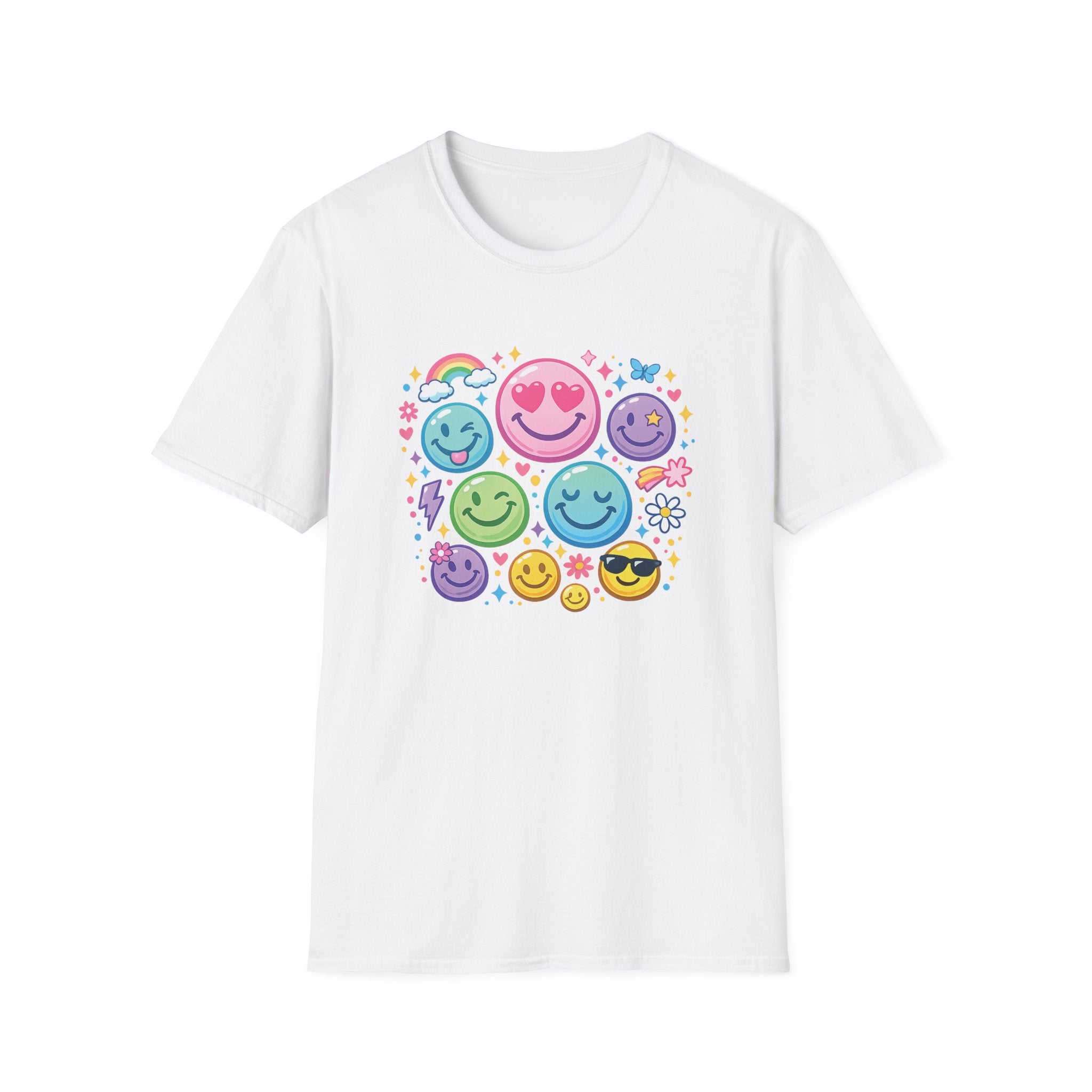 Smiley Mood Patchwork T-Shirt