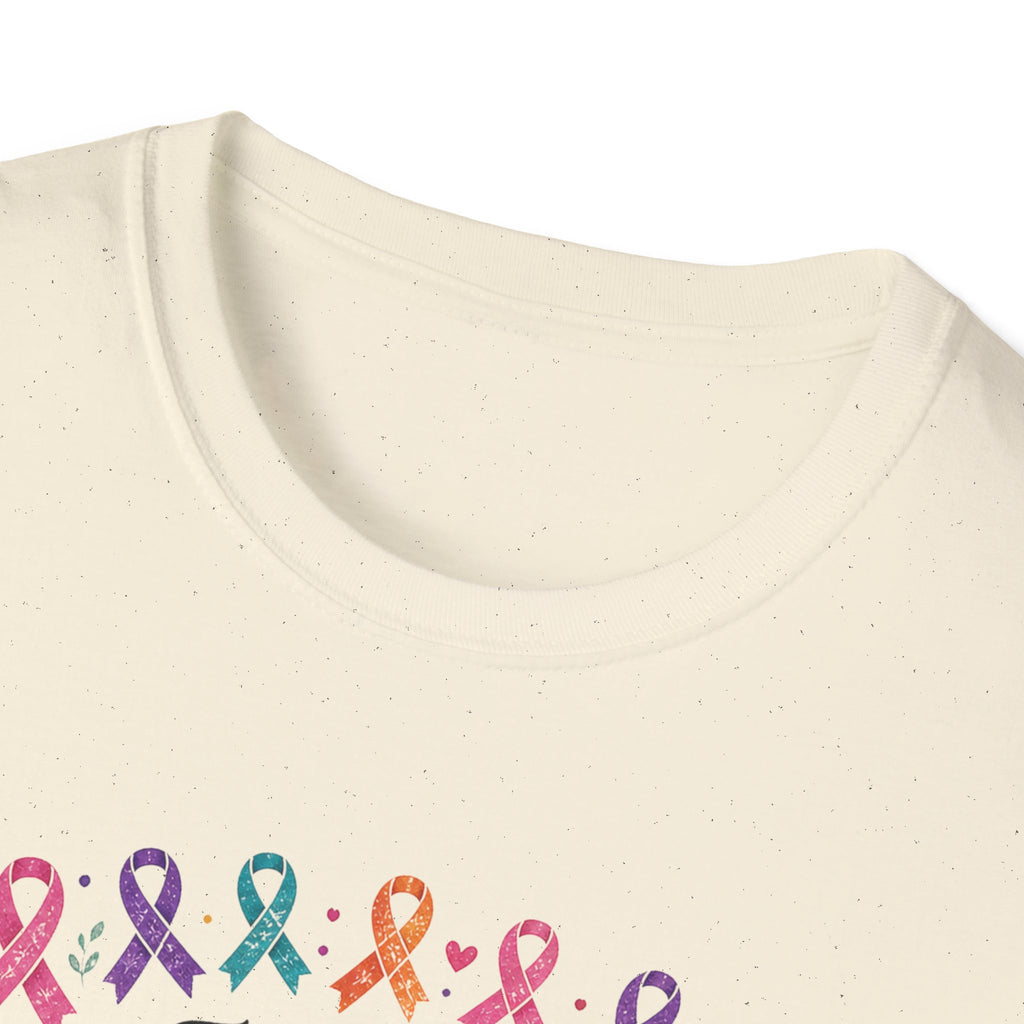 Mom Cancer Awareness T-Shirt — "For All the Moms Who Never Stop Fighting Cancer" Support Tee