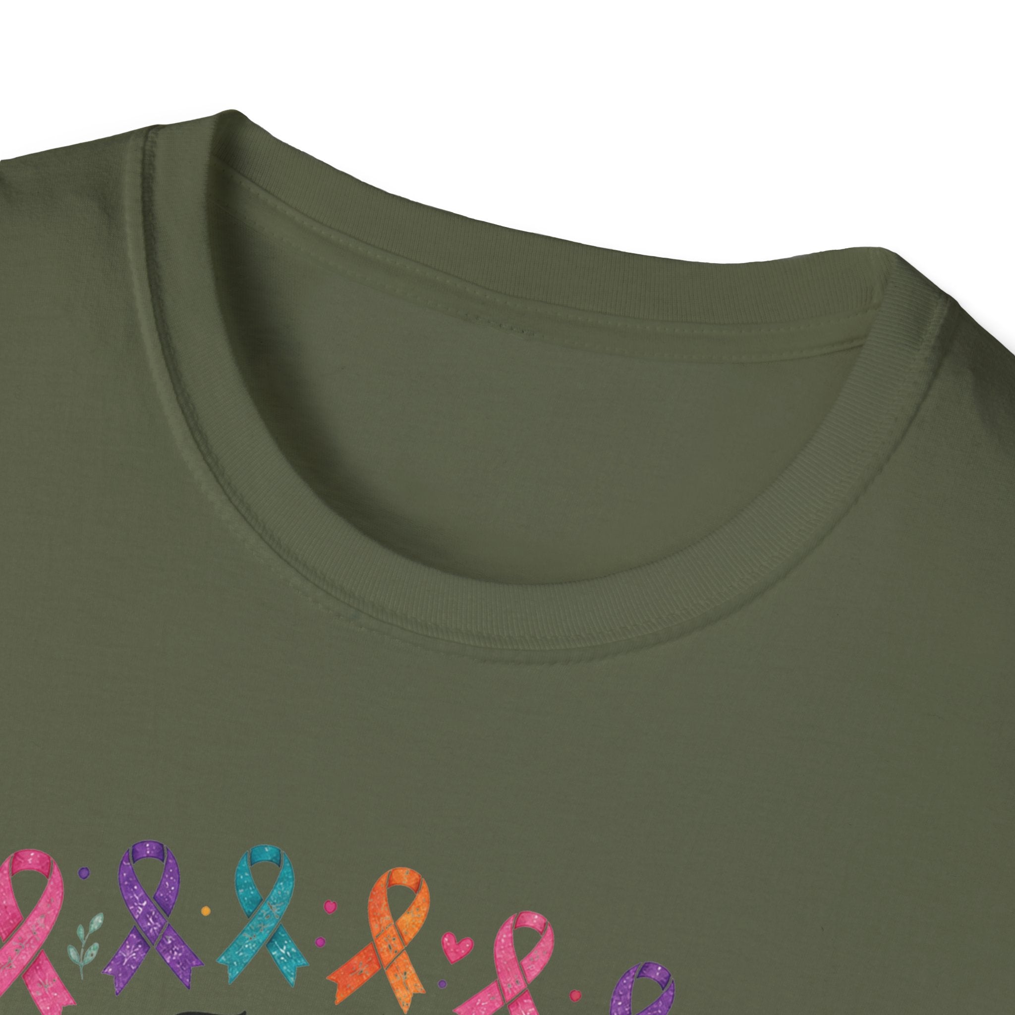 Mom Cancer Awareness T-Shirt — "For All the Moms Who Never Stop Fighting Cancer" Support Tee