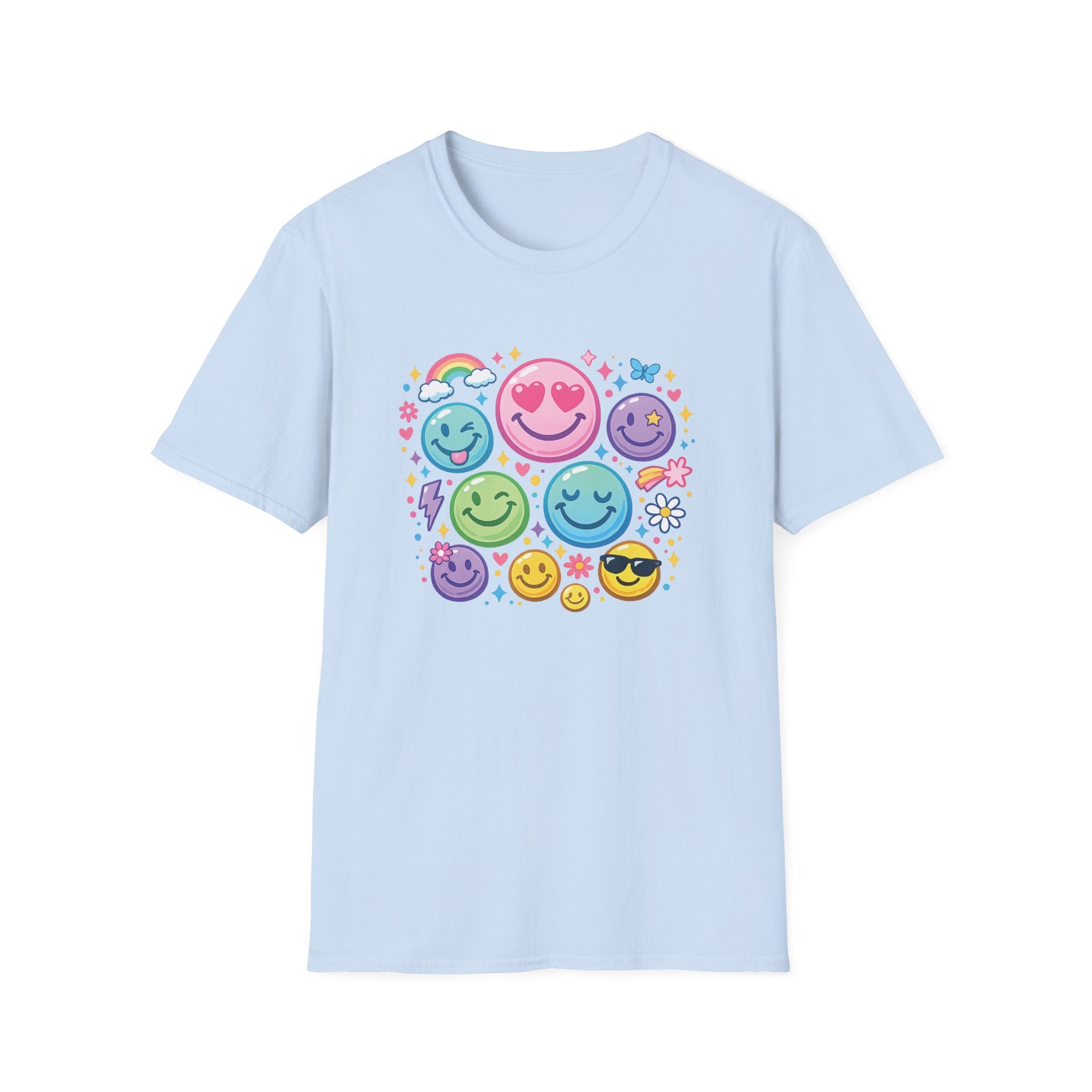 Smiley Mood Patchwork T-Shirt