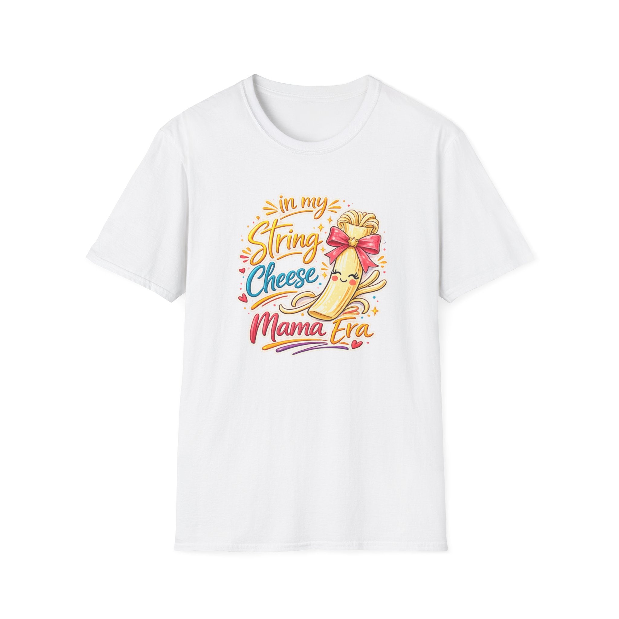 String Cheese Mama T-Shirt – "In My String Cheese Mama Era" Funny Mom Tee
