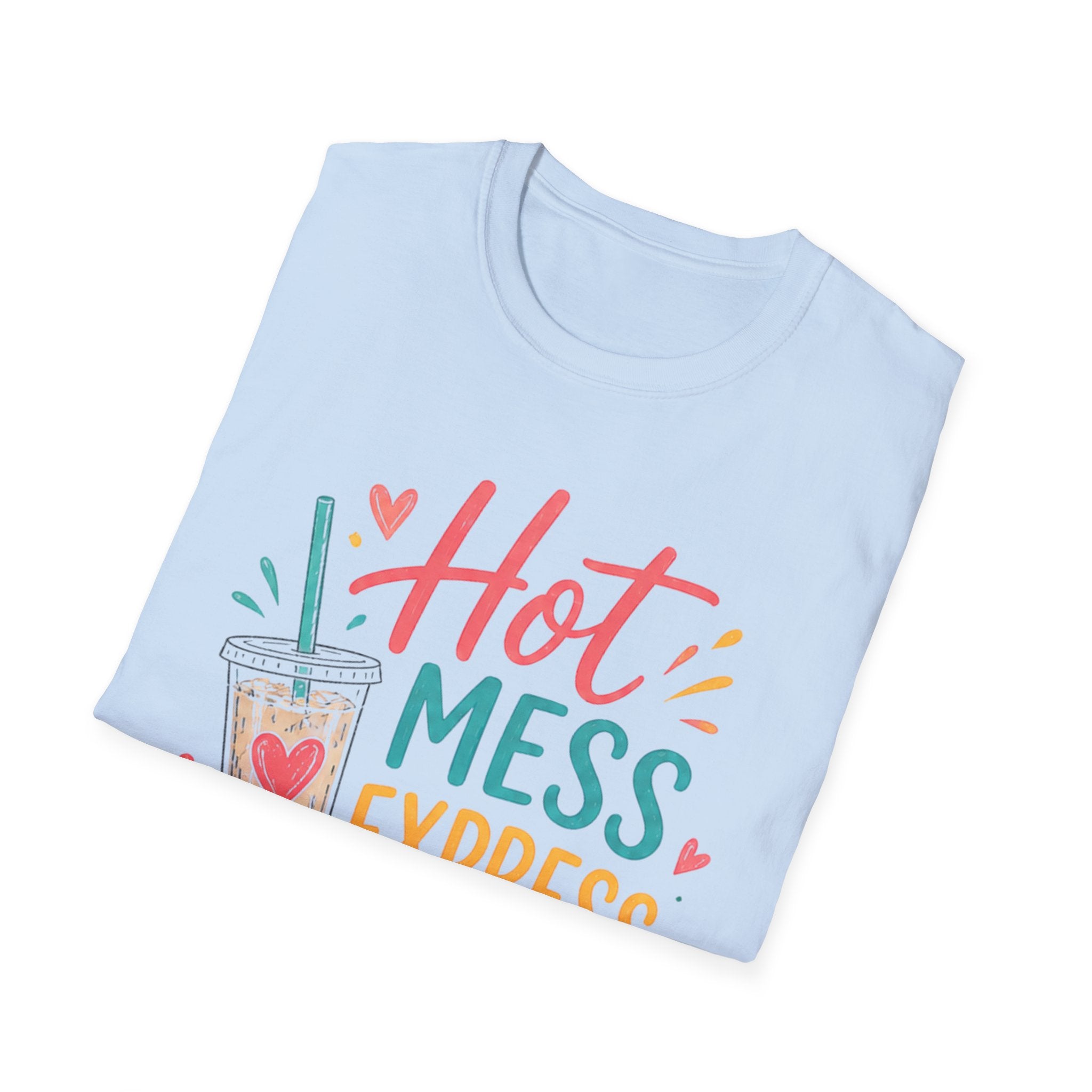 T-Shirt — "Hot Mess Express (Mom Fuel Only)" Graphic Tee
