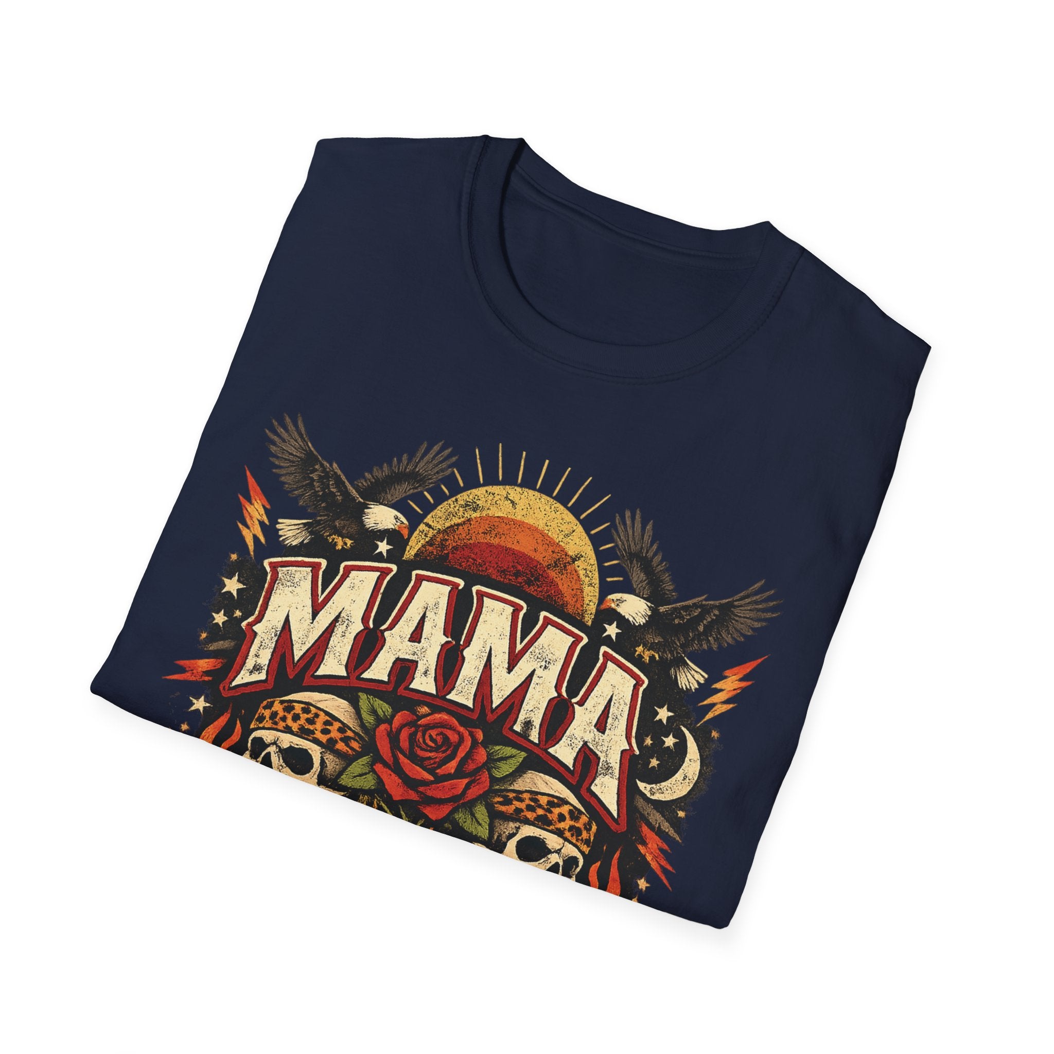 Mama Raising Hell & Killin' It Tee — Edgy Mother's Day Graphic T-Shirt