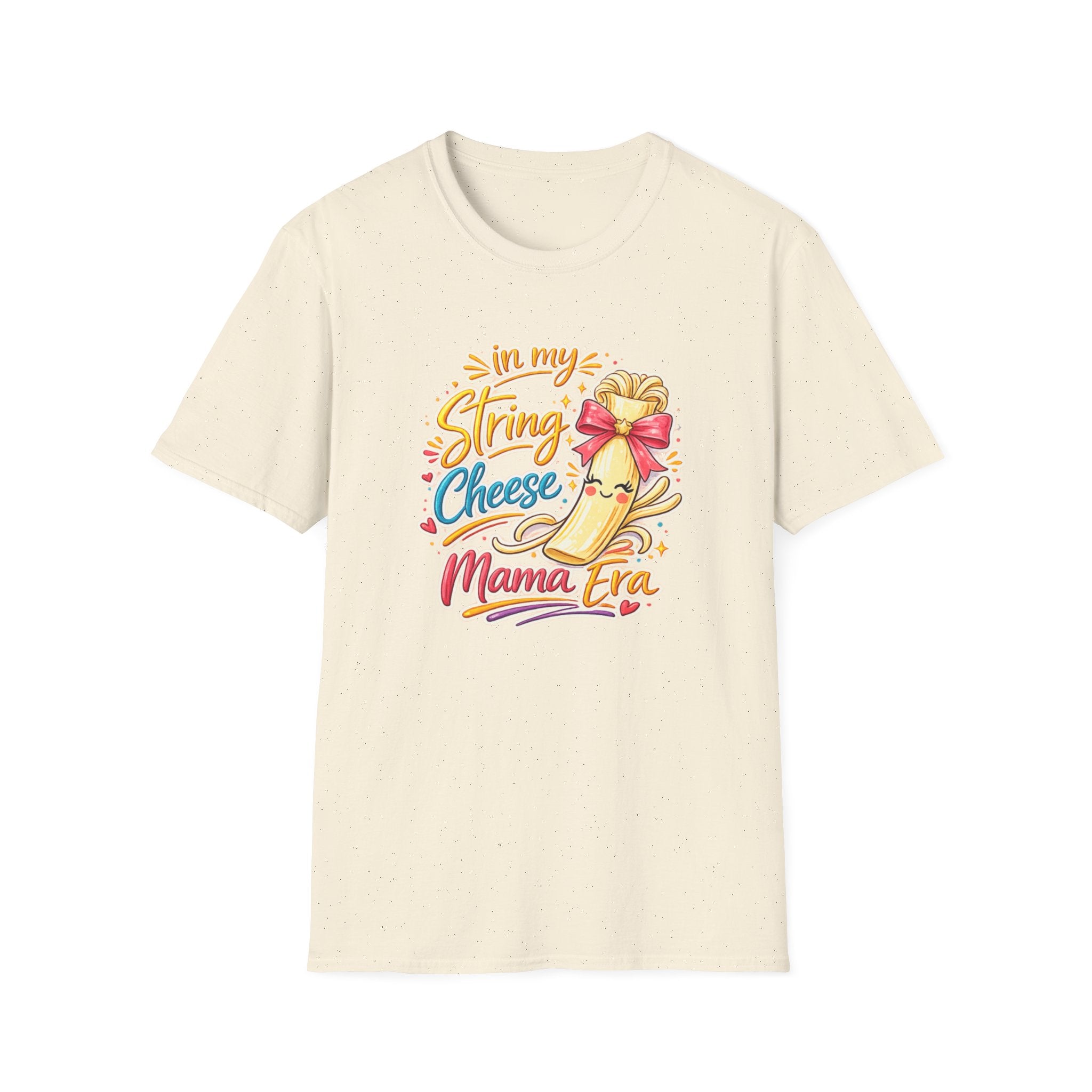 String Cheese Mama T-Shirt – "In My String Cheese Mama Era" Funny Mom Tee